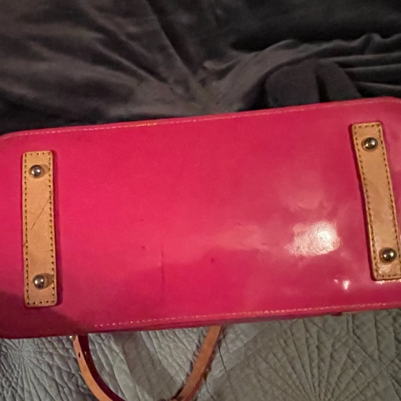 Hot Pink Patent Dooney & Bourke Hobo - Picture 4 of 5